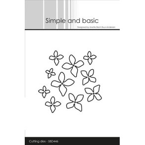 Simple and basic die Flowers 2,4x2,5cm