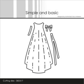 Simple and basic die Christening goen St�rste 5x9cm