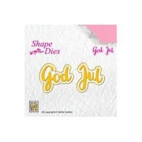  Nellie Snellen die God jul med skygge 64x29mm