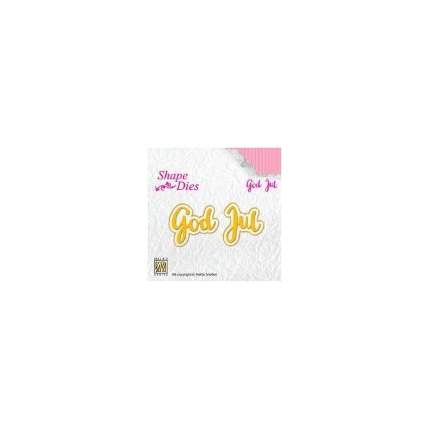  Nellie Snellen die God jul med skygge 64x29mm