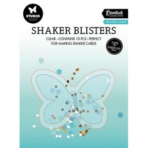 Studio Light shaker window 10 stk Butterfly 75x50x6mm 