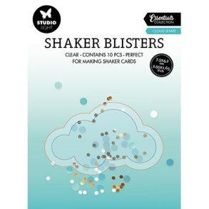 Studio Light shaker window Cloud 10 stk Cloud 75x42x6mm Passer til dies SL-ES-CD494