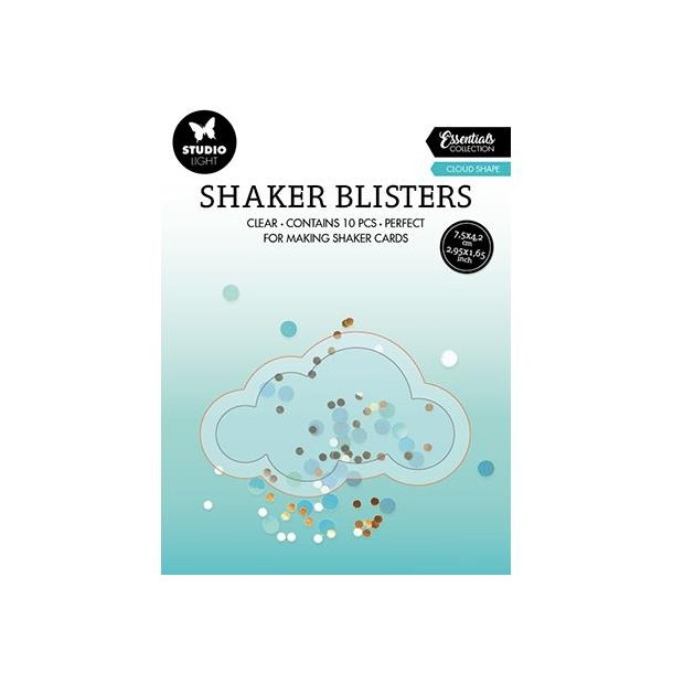 Studio Light shaker window Cloud 10 stk Cloud 75x42x6mm Passer til dies SL-ES-CD494