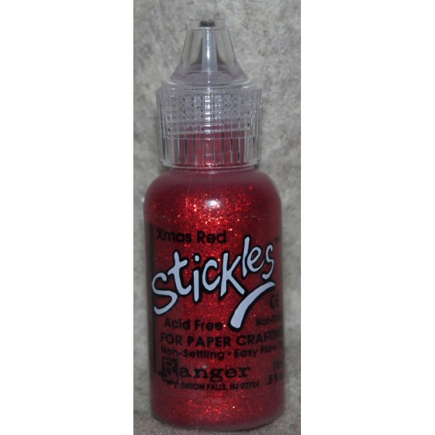Stickles glitterlim Christmas Red 18 ml