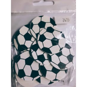  Fodbolde store tr� 12 stk ca 25x25mm