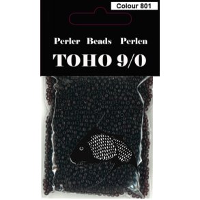 TOHO perler 9/0 40gr farve 801A
