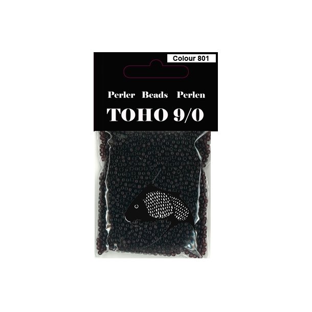 TOHO perler 9/0 40gr farve 801A
