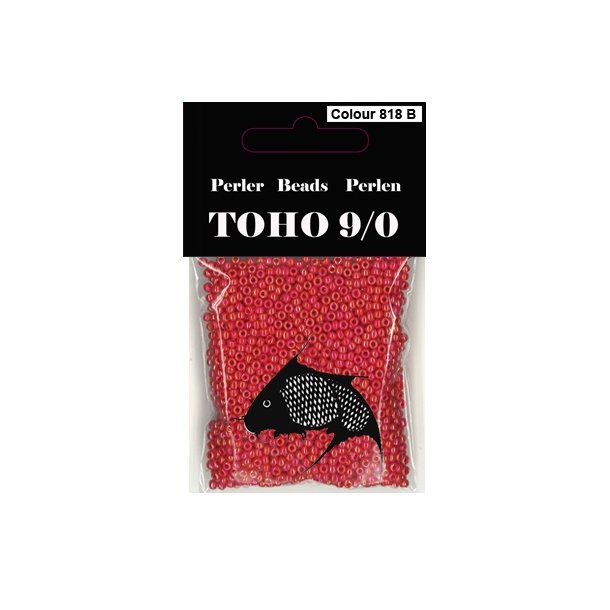 TOHO perler 9/0 40gr farve 818B