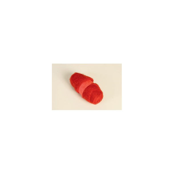  kartet uld Scarlet rod nr 10 