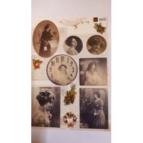 Vintage damer jul