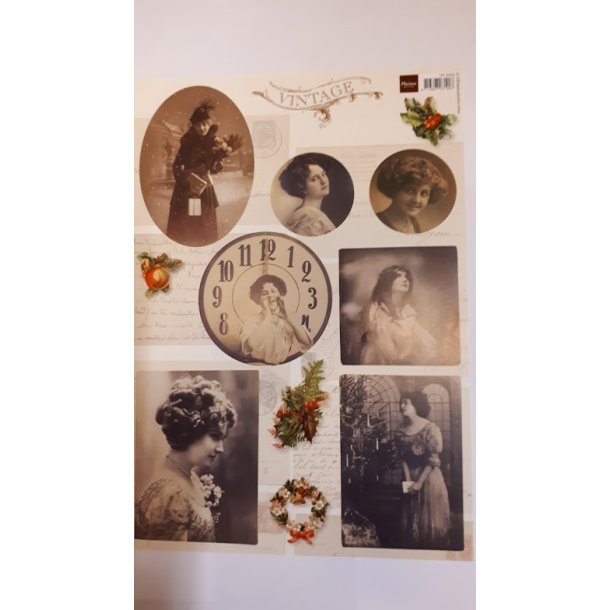 Vintage damer jul