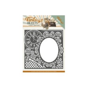  Yvonne Creations die Ramme med ur 13x13 cm 