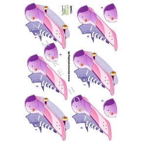 3D Pink scateboard